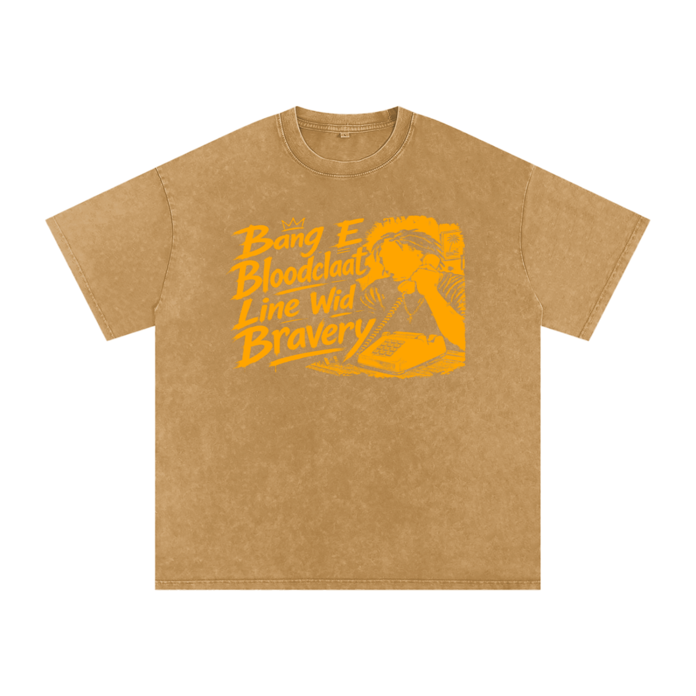 FZ Unisex Snow Washed Oversized Cotton Tee