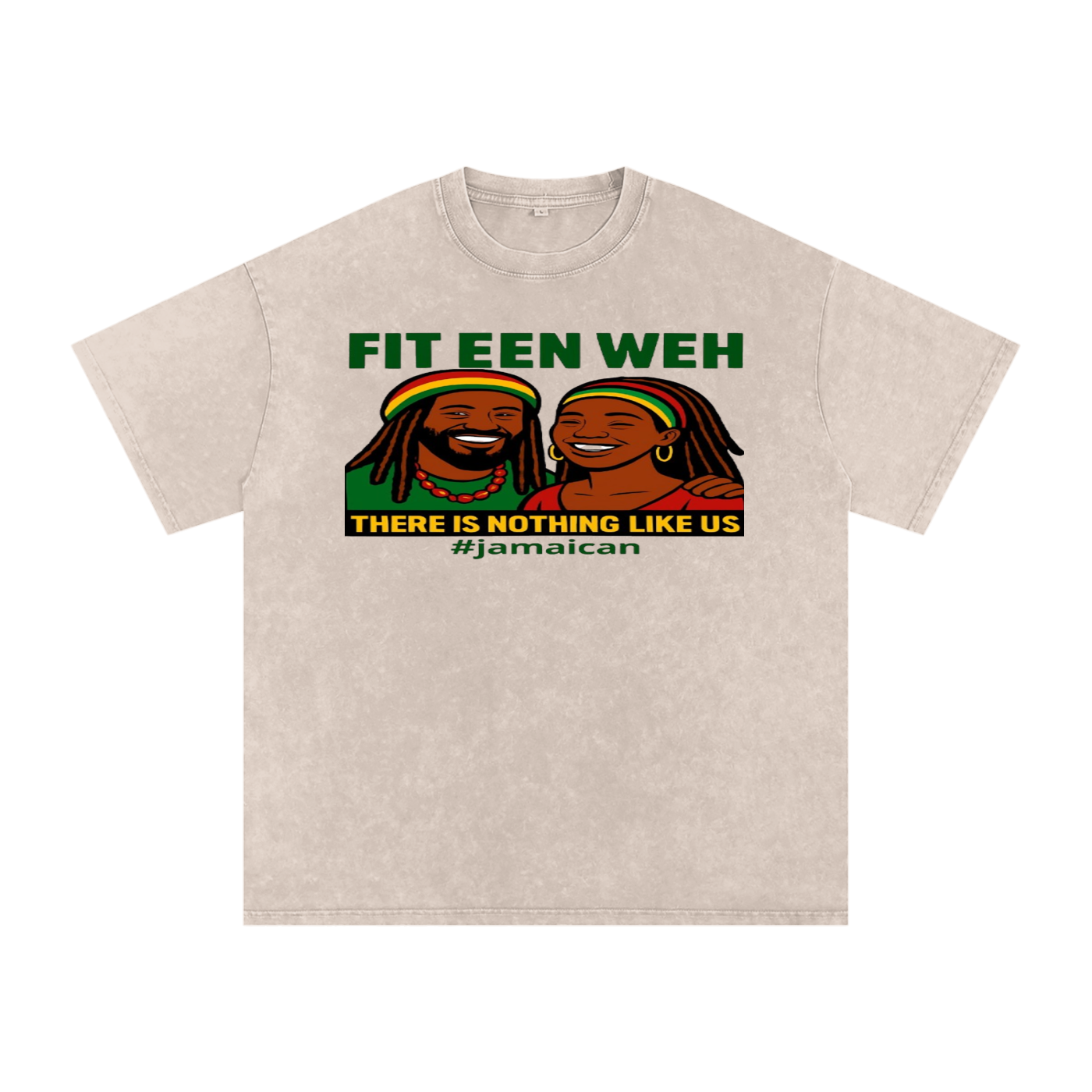 FZ Unisex Snow Washed Oversized Cotton Tee