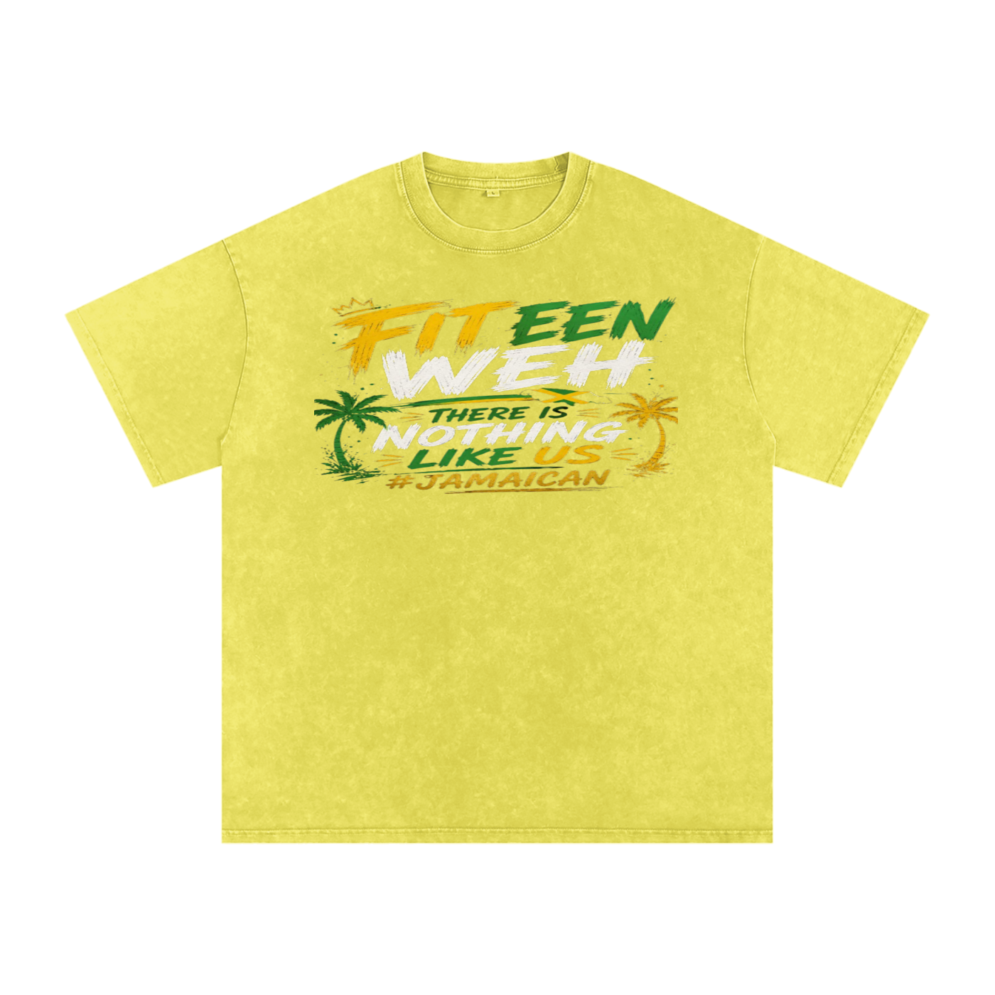 FZ Unisex Snow Washed Oversized Cotton Tee