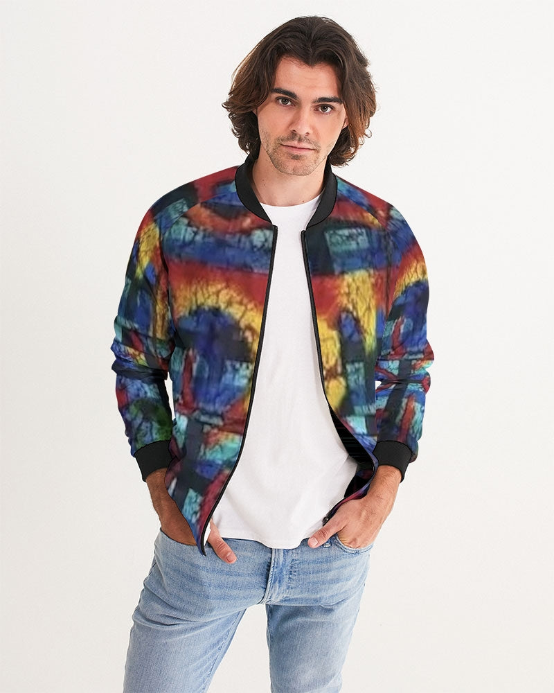 FZ AFRICAN ABSTRACT PRINT Men's Bomber Jacket - FZwear