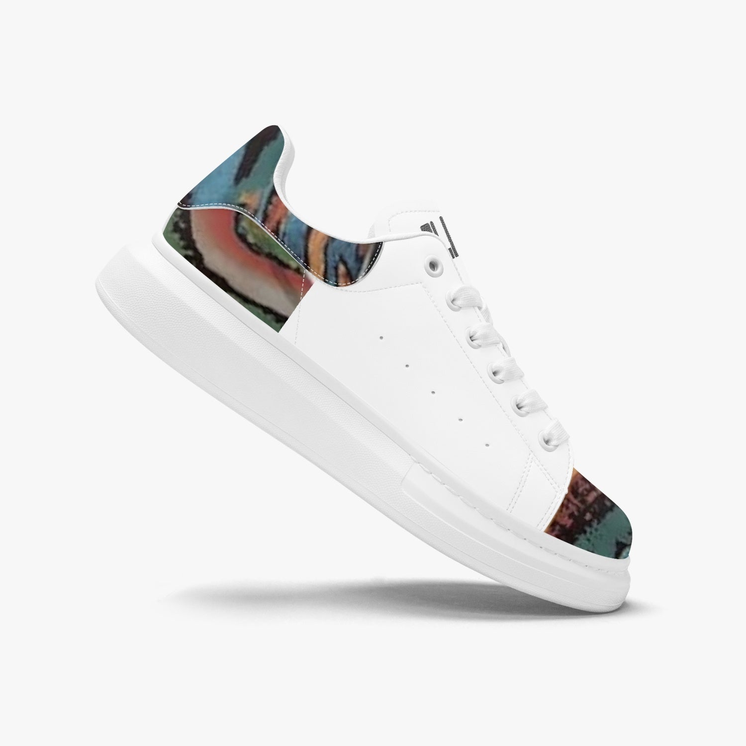 FZ Safari Print Leather Oversized Sneakers - FZwear