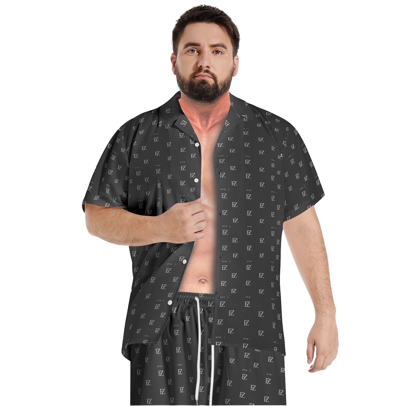 FZ Men's Designer Shorts Suit