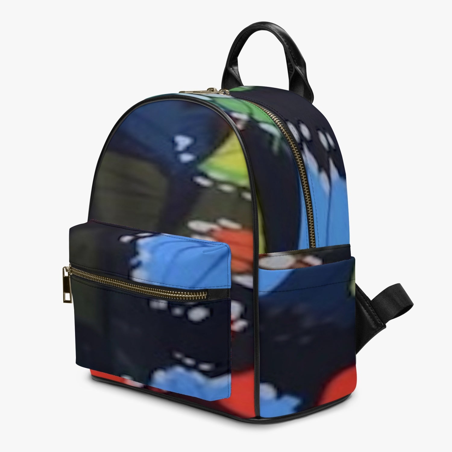 FZr Printed PU Backpack - FZwear