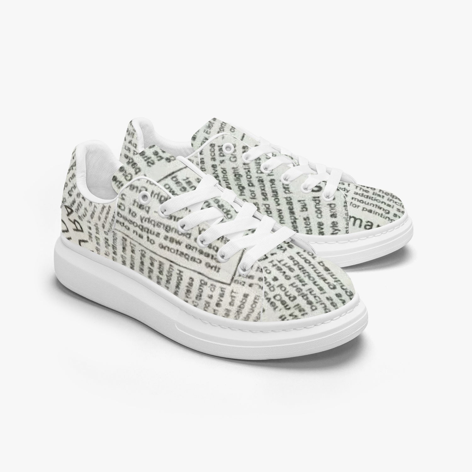 FZ Unisex Leather Oversized Sneakers - FZwear