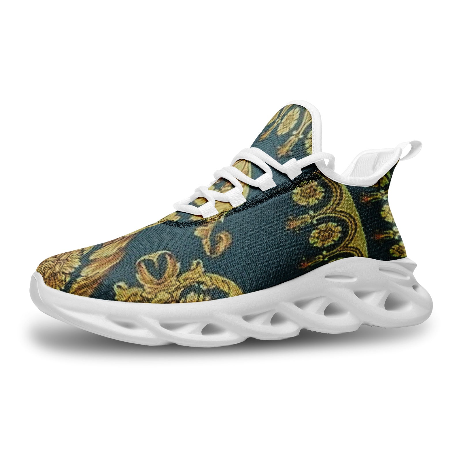 FZ African Print Unisex Bounce Mesh Knit Sneakers - FZwear