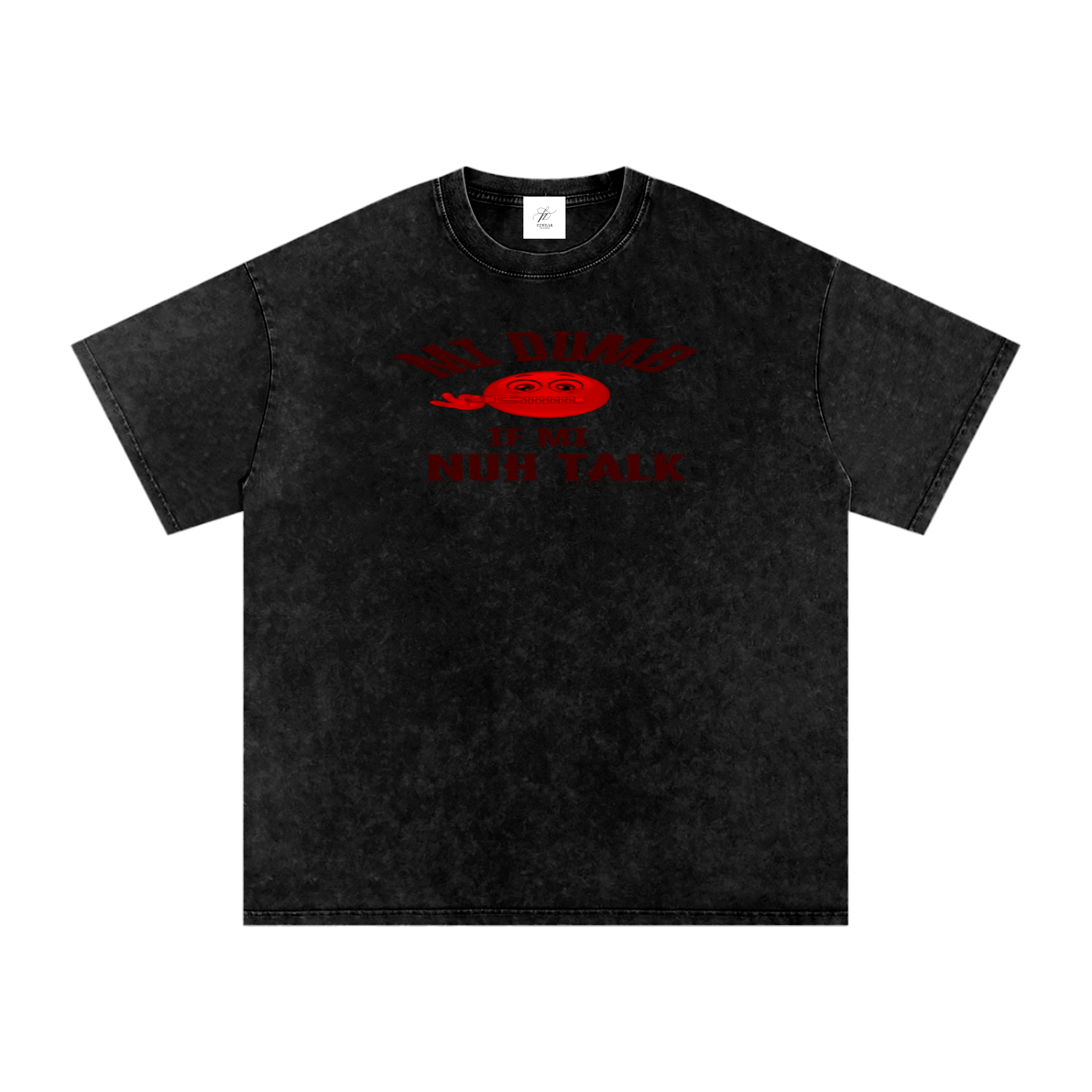 FZ Unisex Acid Wash Oversize Tee