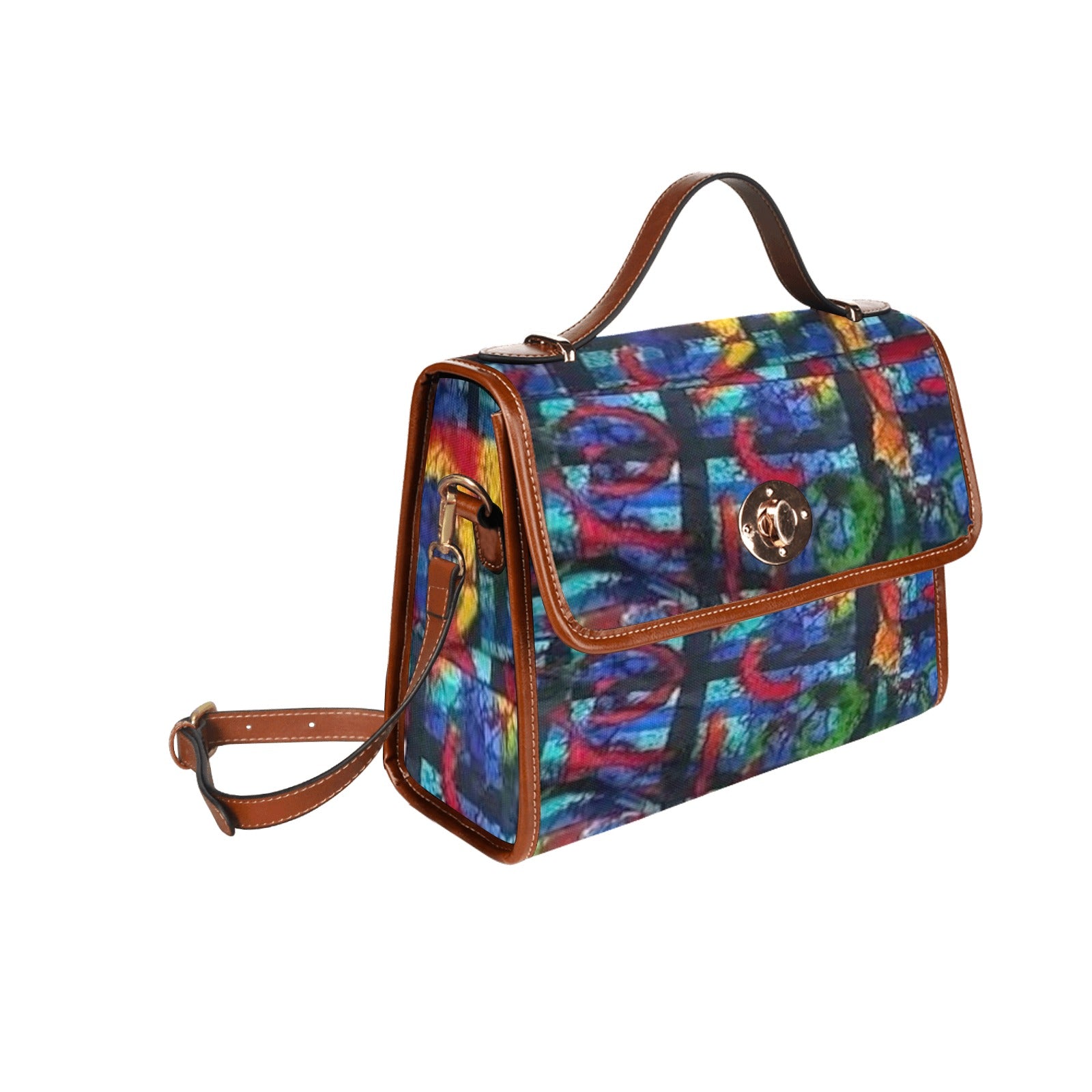 FZ AFRICAN ABSTRACT PRINT HANDBAG 1 - FZwear