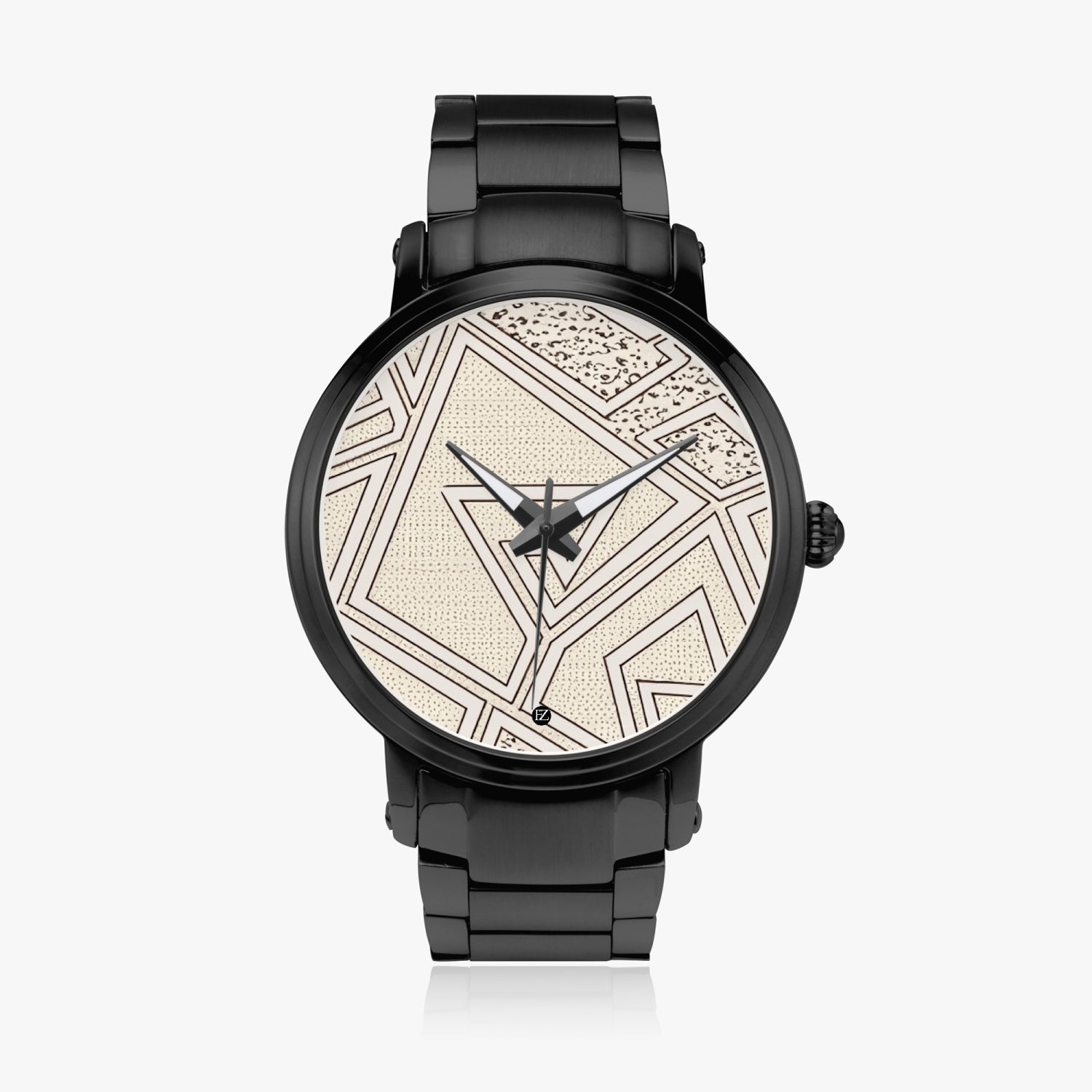 FZ African Print Steel Strap Automatic Watch - FZwear