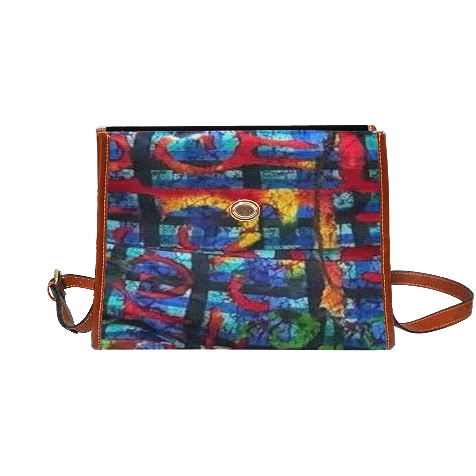 FZ AFRICAN ABSTRACT PRINT HANDBAG 1 - FZwear