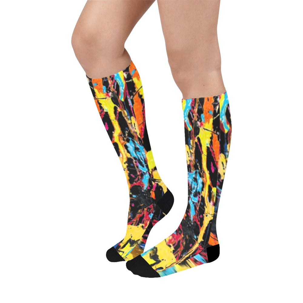 FZ Unisex Paint Splatter 3 Socks