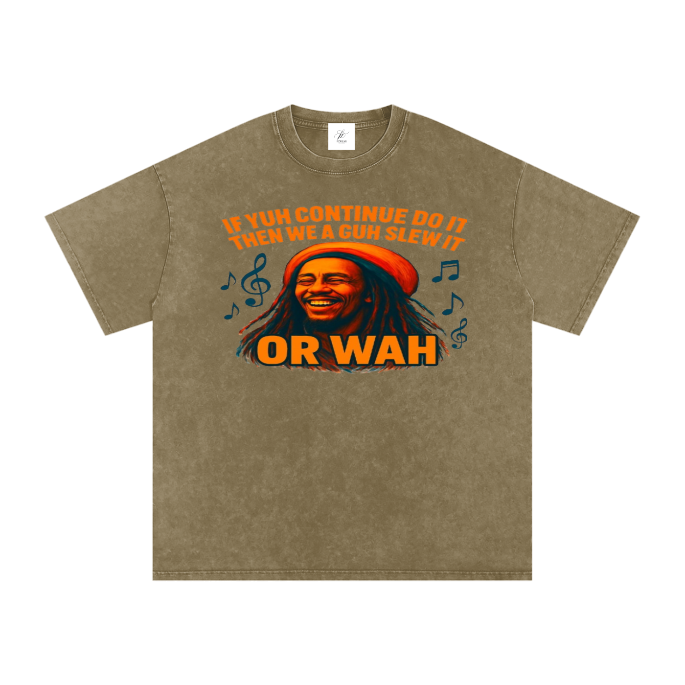 FZ Unisex Acid Wash Oversize Tee