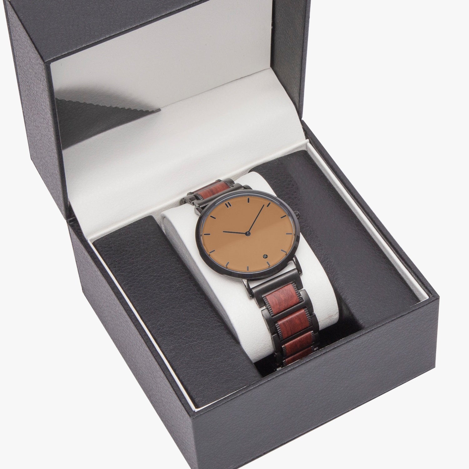 FZ Unisex wooden Strap Quartz Watch - With Indicators - FZwear