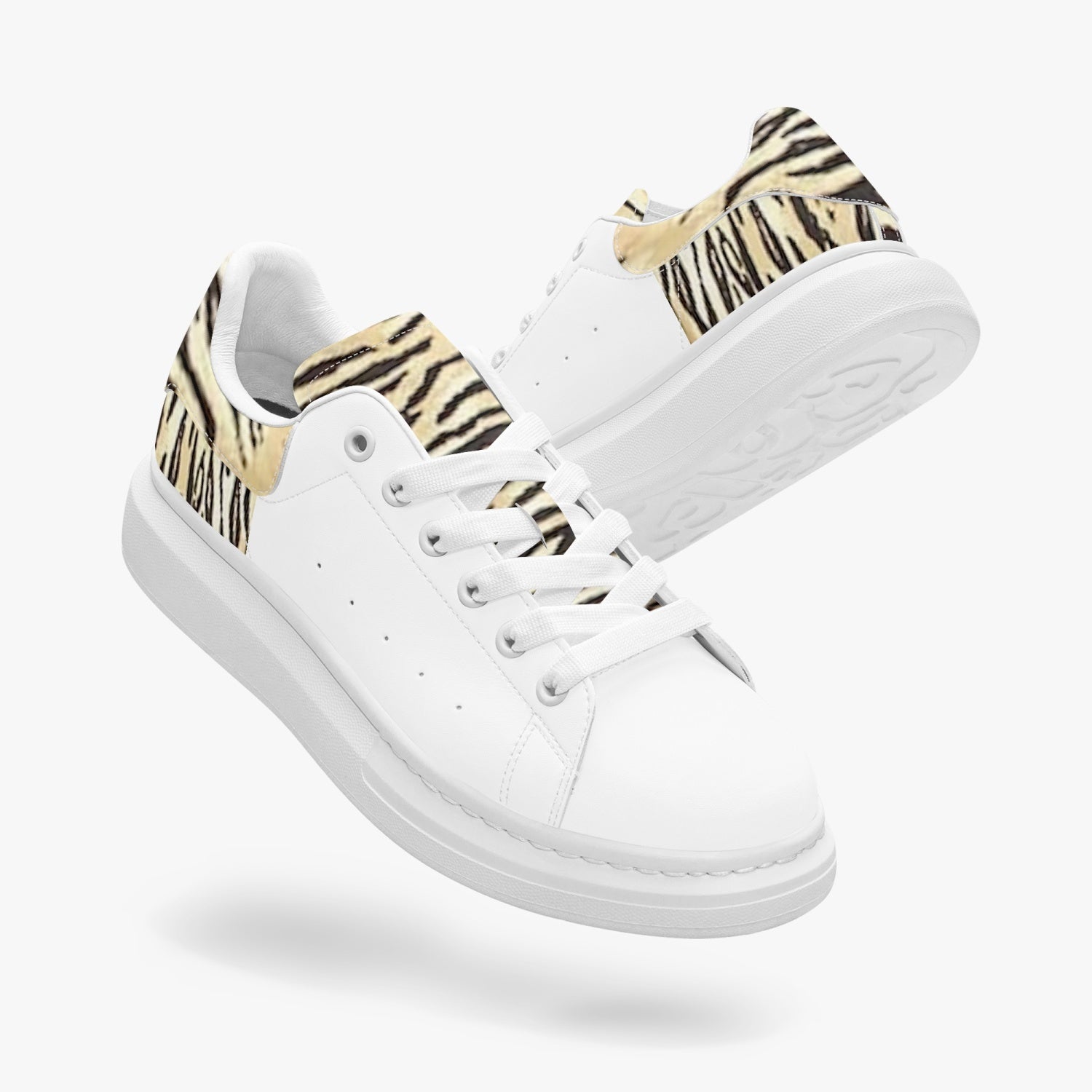 FZ African Print Leather Oversized Sneakers - FZwear