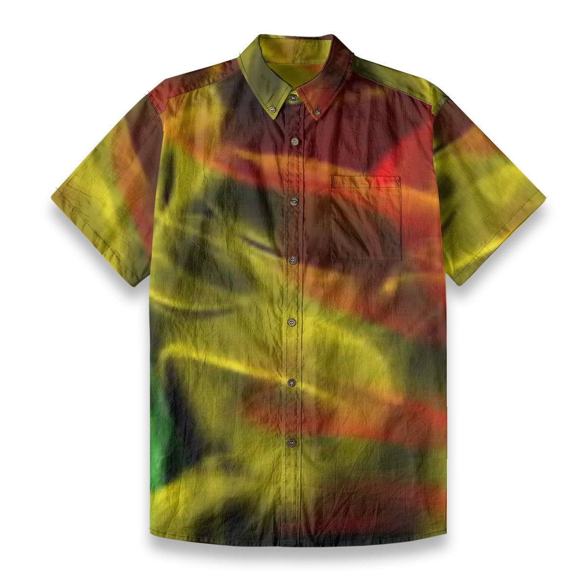 FZ Men's Breathable Bamboo Short Sleeve Cotton Dress Shirt