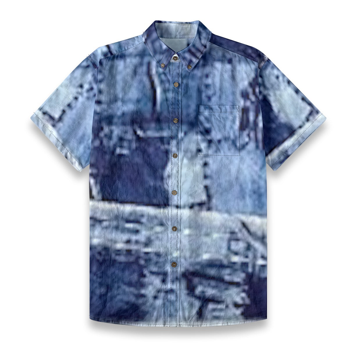 FZ Men's Breathable Bamboo Short Sleeve Cotton Dress Shirt