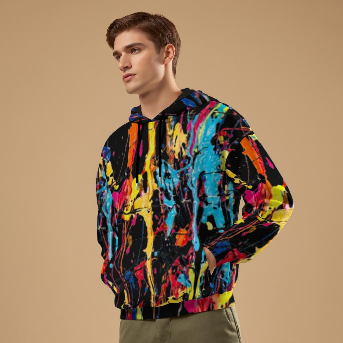 FZ Unisex Painted Pullover Hoodie