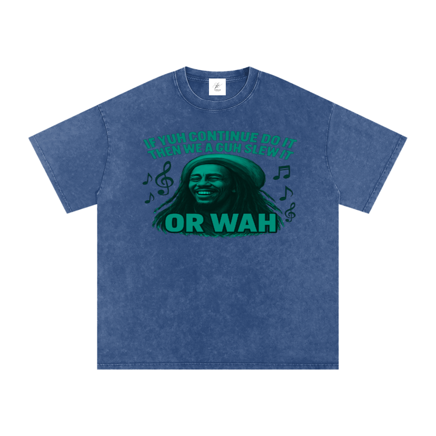FZ Unisex Acid Wash Oversize Tee
