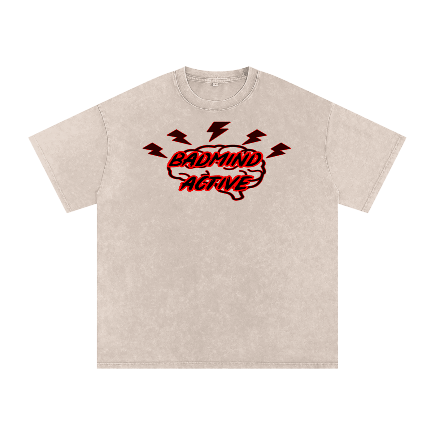 FZ Unisex Snow Washed Oversized Cotton Tee