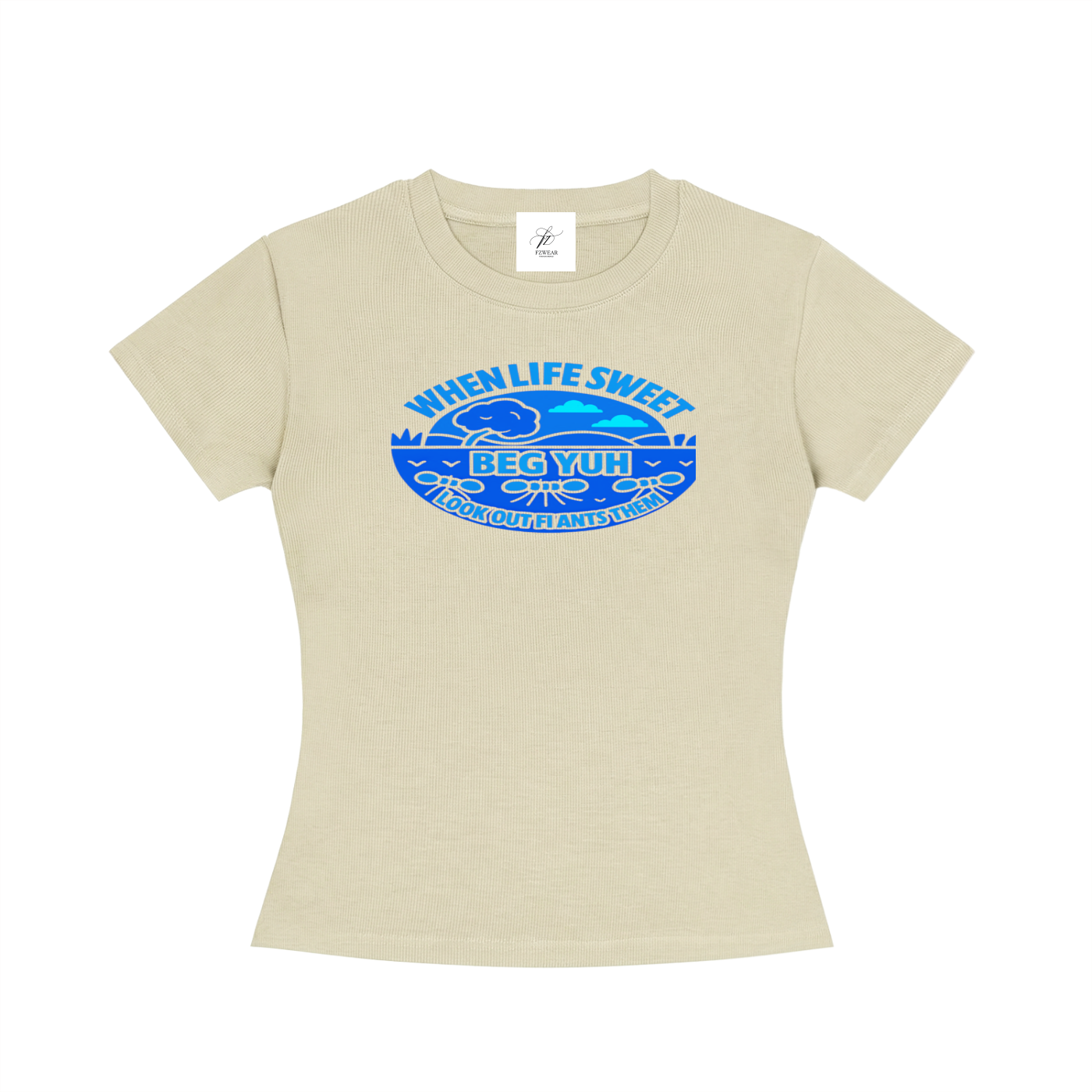 FZ Women's Slim Fit Crewneck Tee