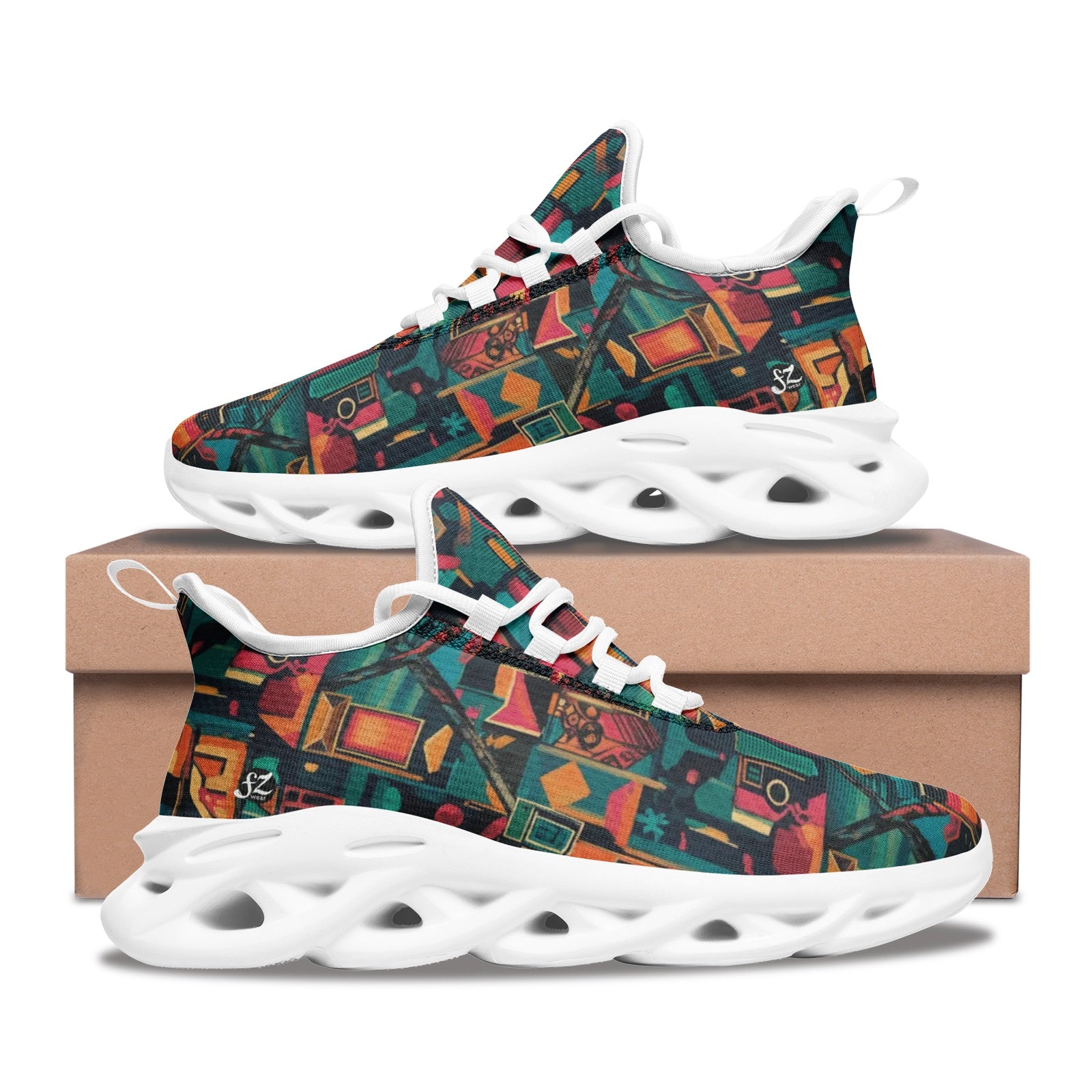FZ Unisex Bounce Mesh Knit Sneakers