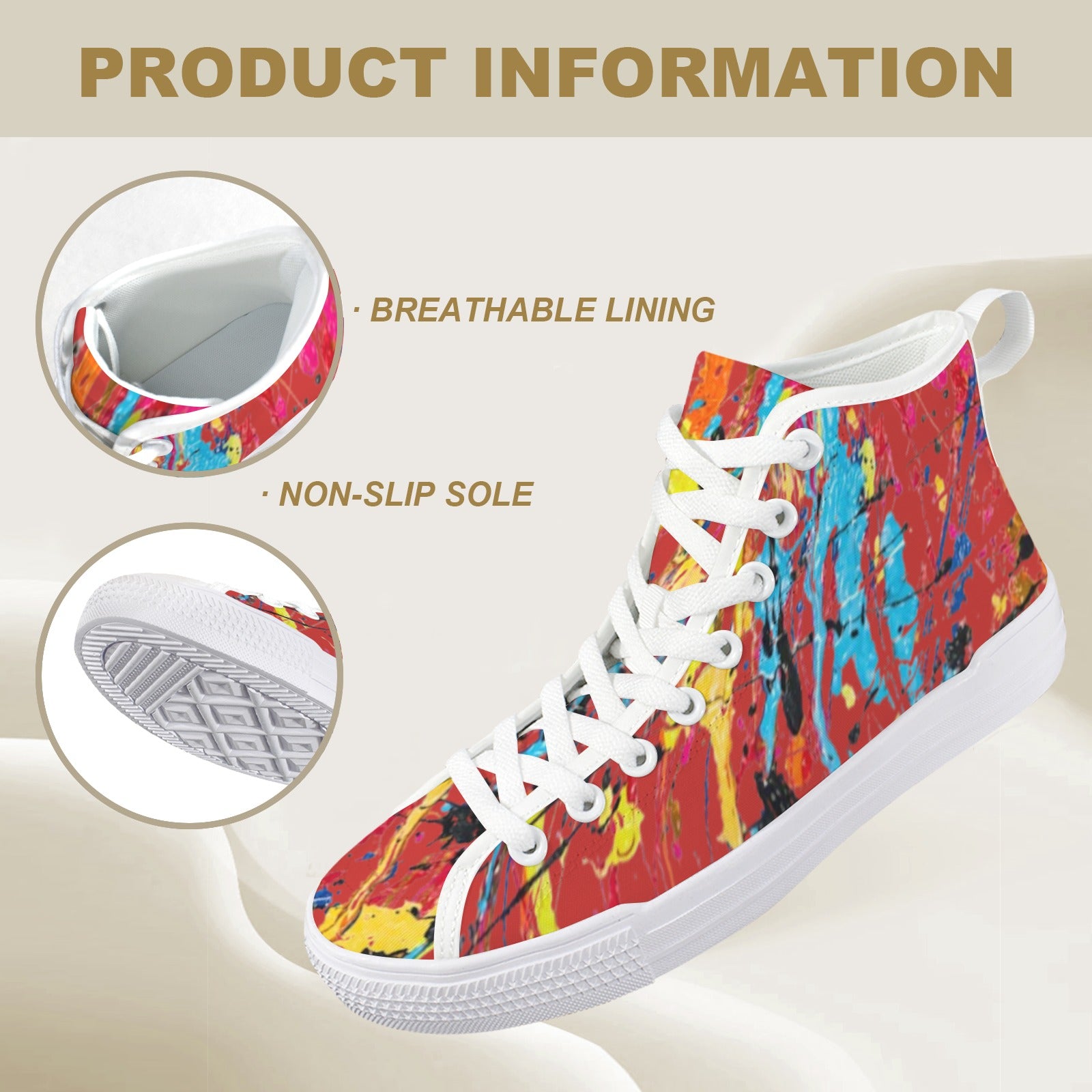 FZ Men's New Vancouver High Top Canvas Shoes