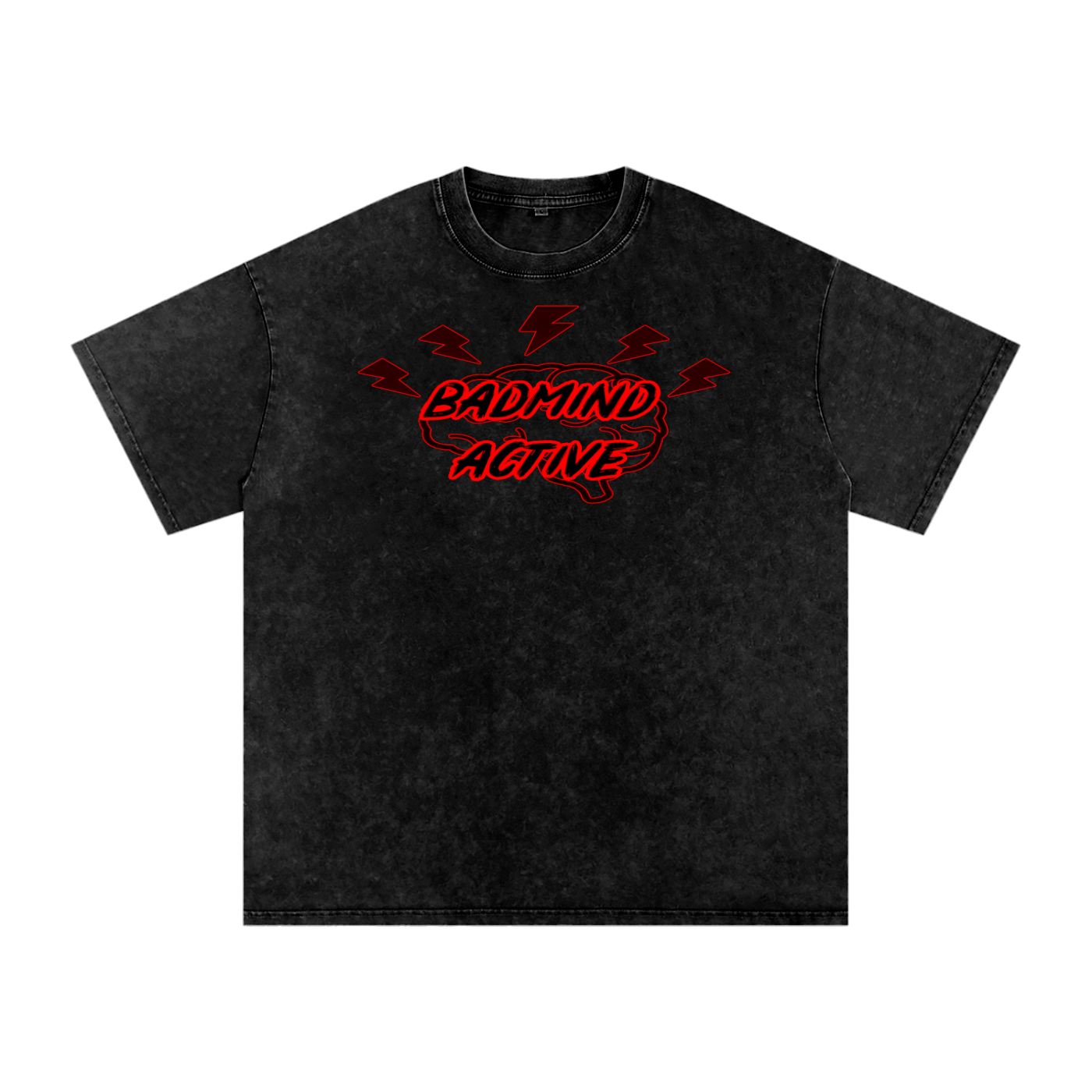 FZ Unisex Snow Washed Oversized Cotton Tee