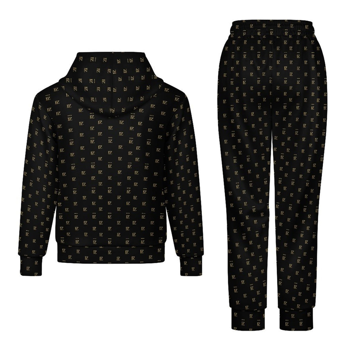 FZ Original Monogram Kids Hooded Pants Suit