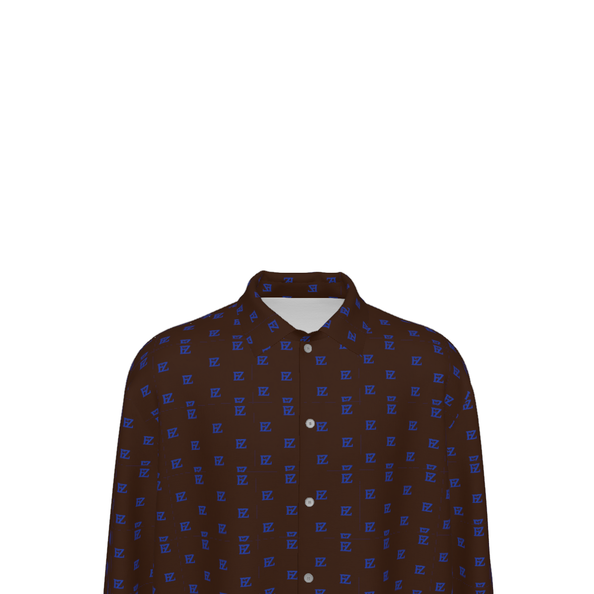 Custom Men's Long Sleeve Shirt with cuffs collar