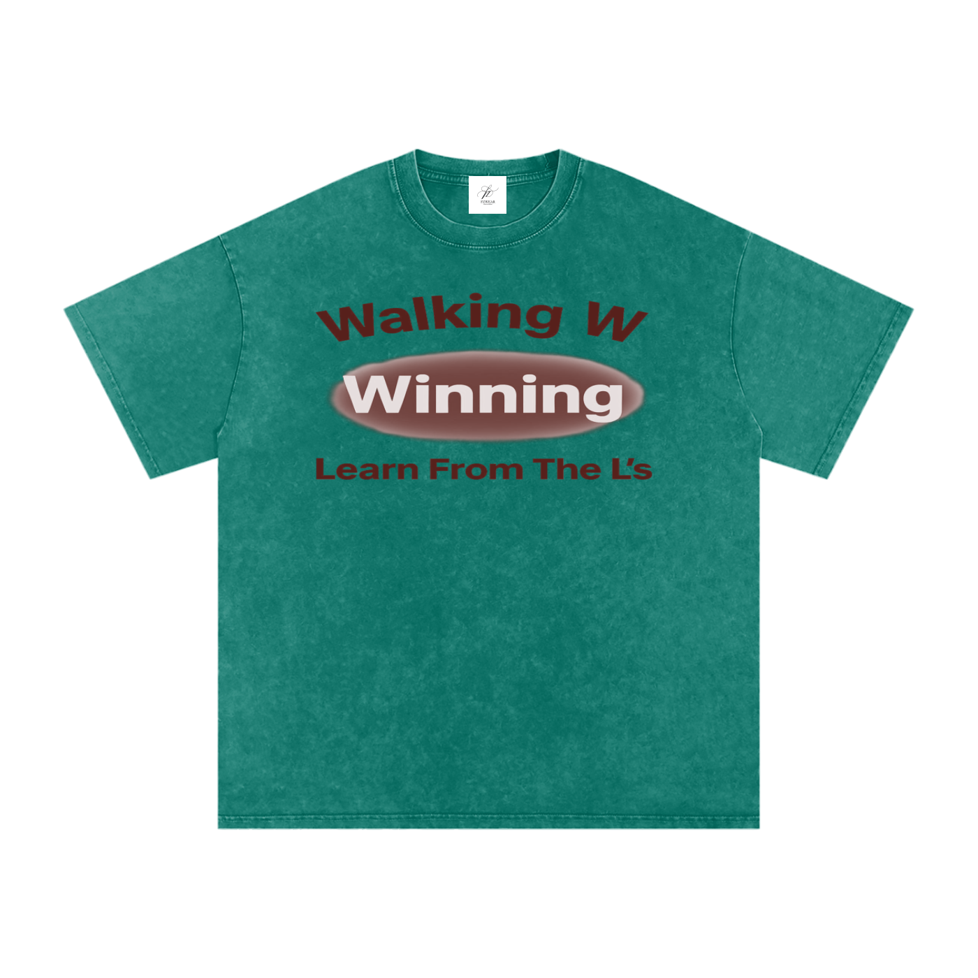 FZ Unisex Acid Wash Winning Oversize Tee