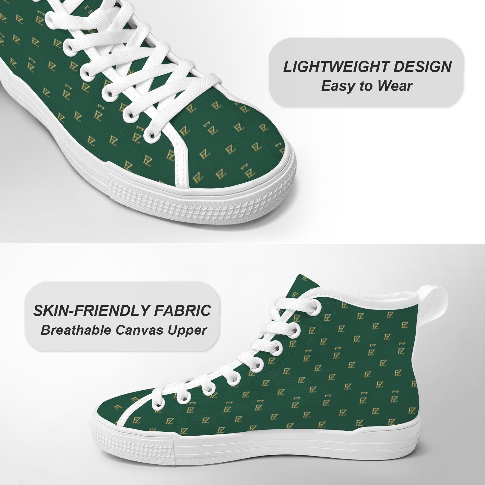 FZ Women's New Vancouver High Top Canvas Shoes