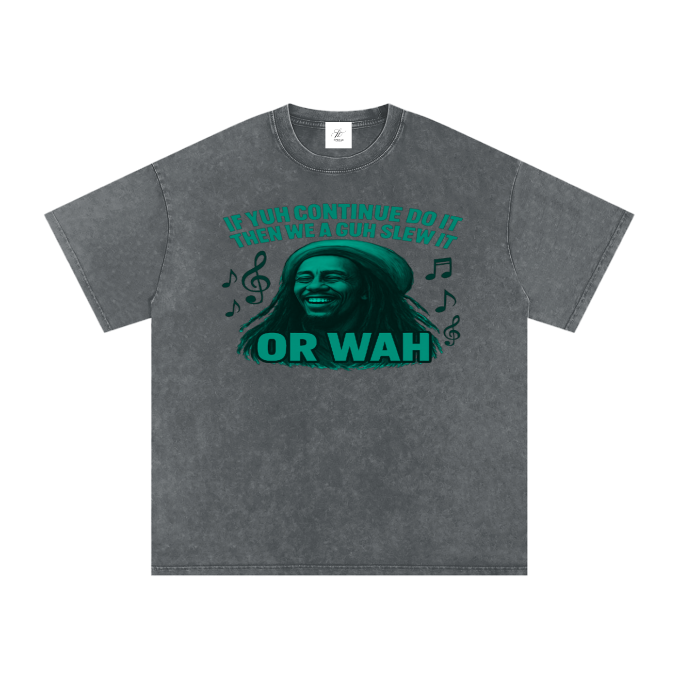 FZ Unisex Acid Wash Oversize Tee