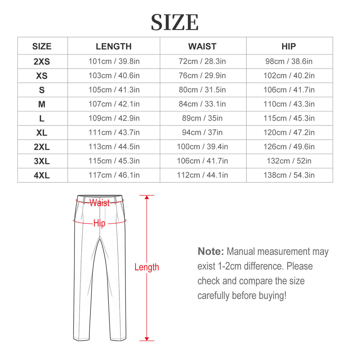 All Over Print Men's Classic Suit Pants