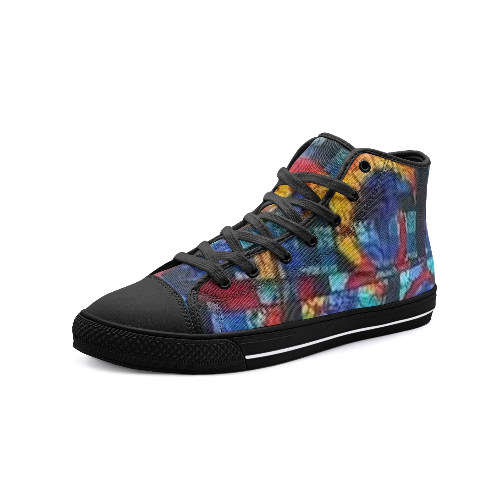 FZ African Print Unisex High Top Canvas Shoes - FZwear