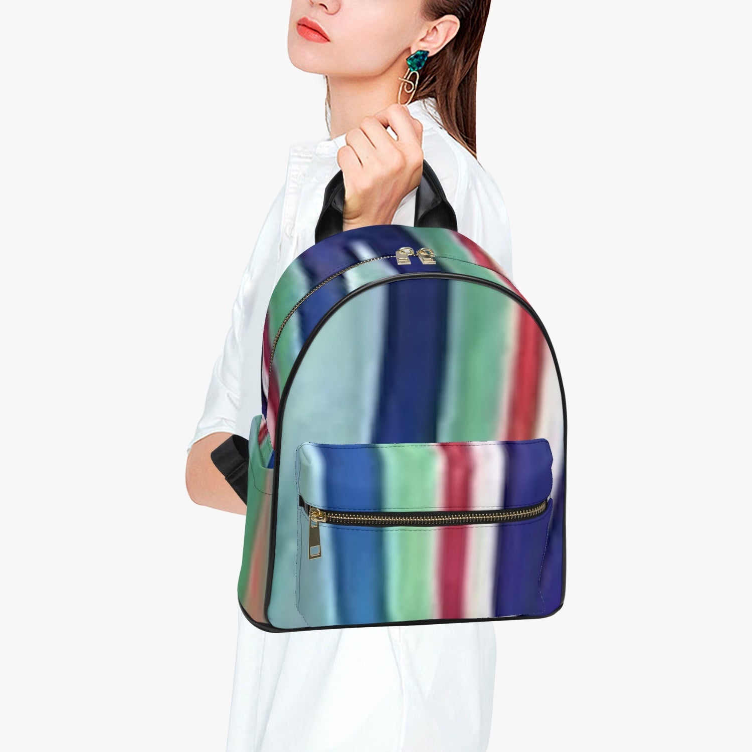 FZ Printed PU Backpack - FZwear