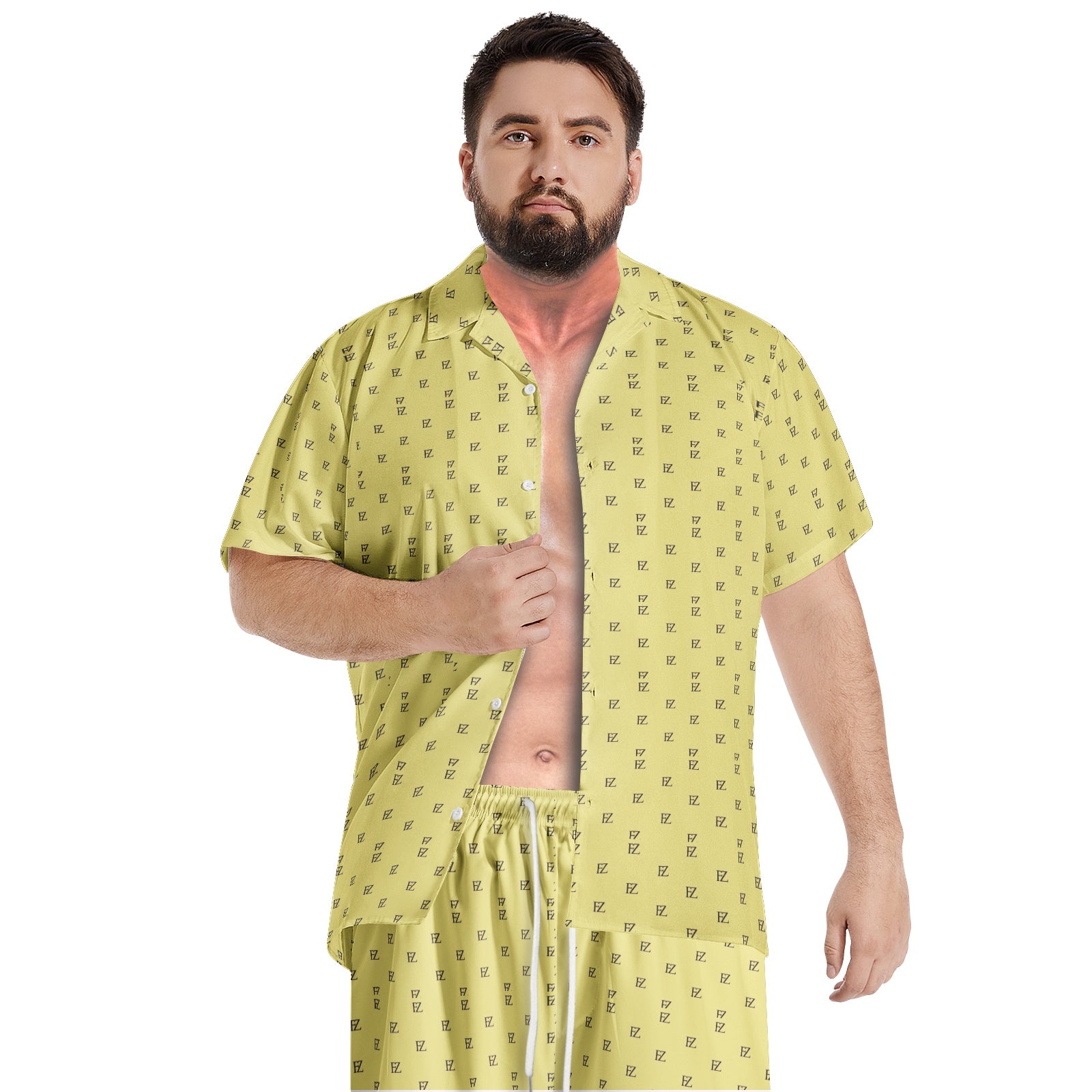 FZ Men's Designer Shorts Suit