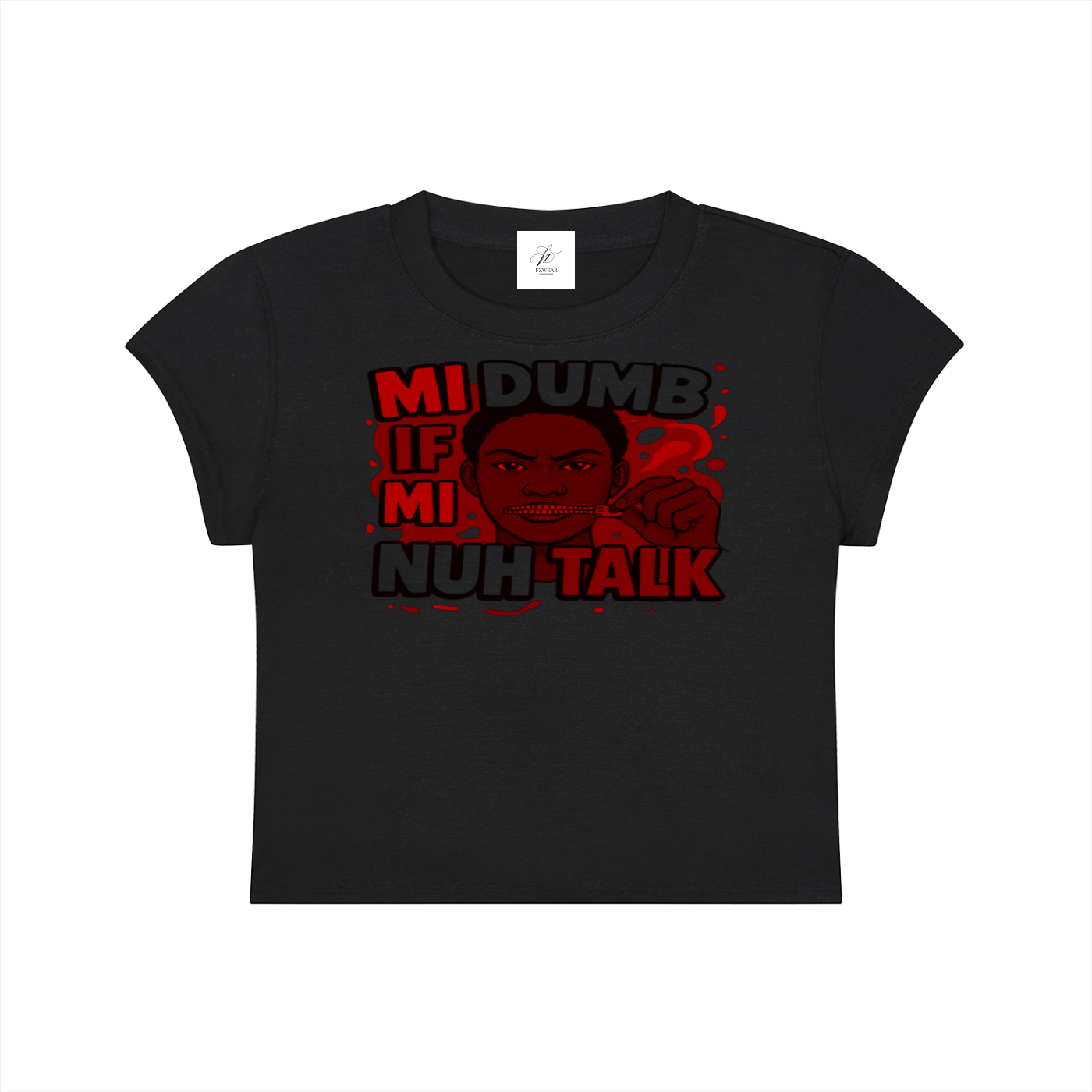 FZ Women's Slim-Fit Cropped Tee