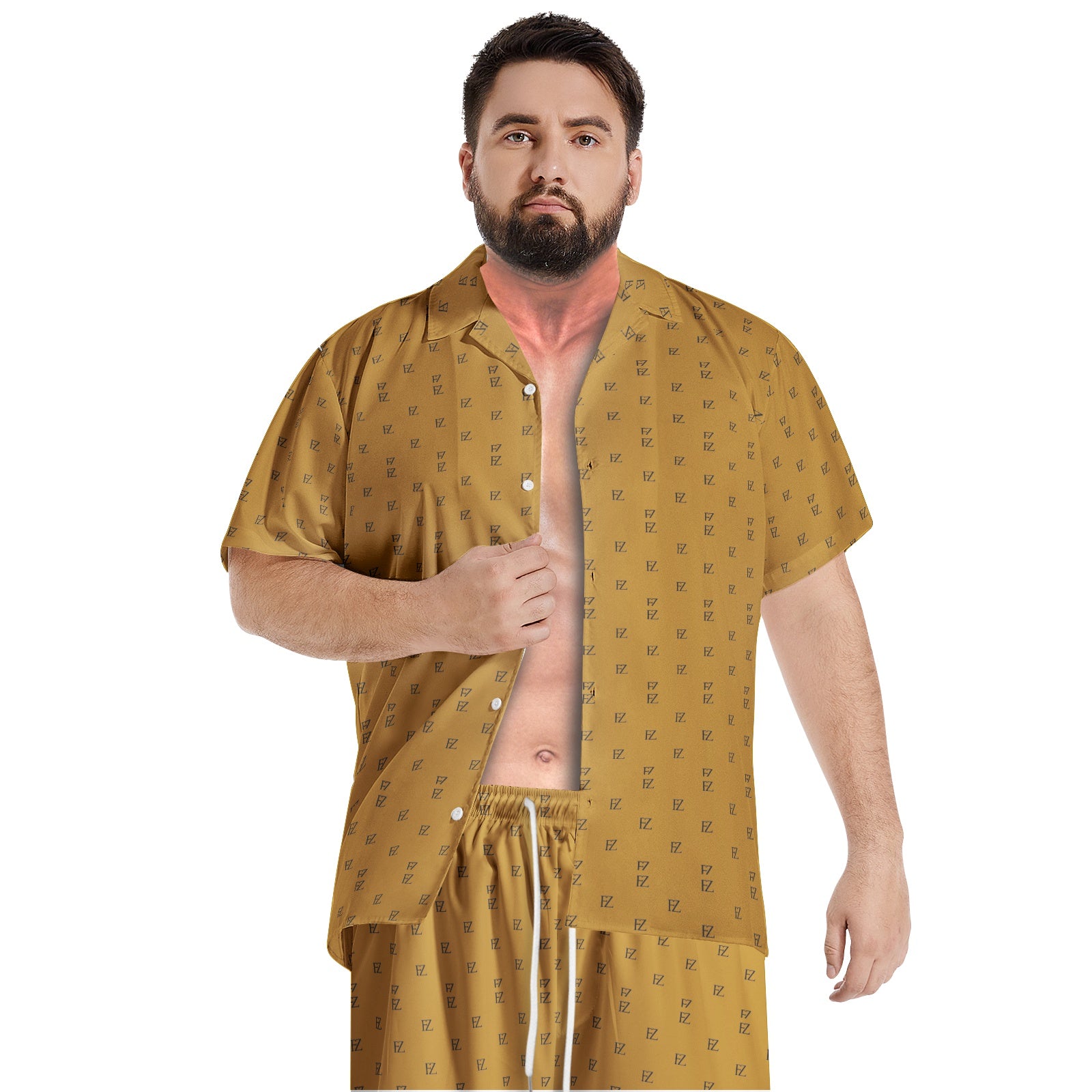 FZ Men's Designer Shorts Suit