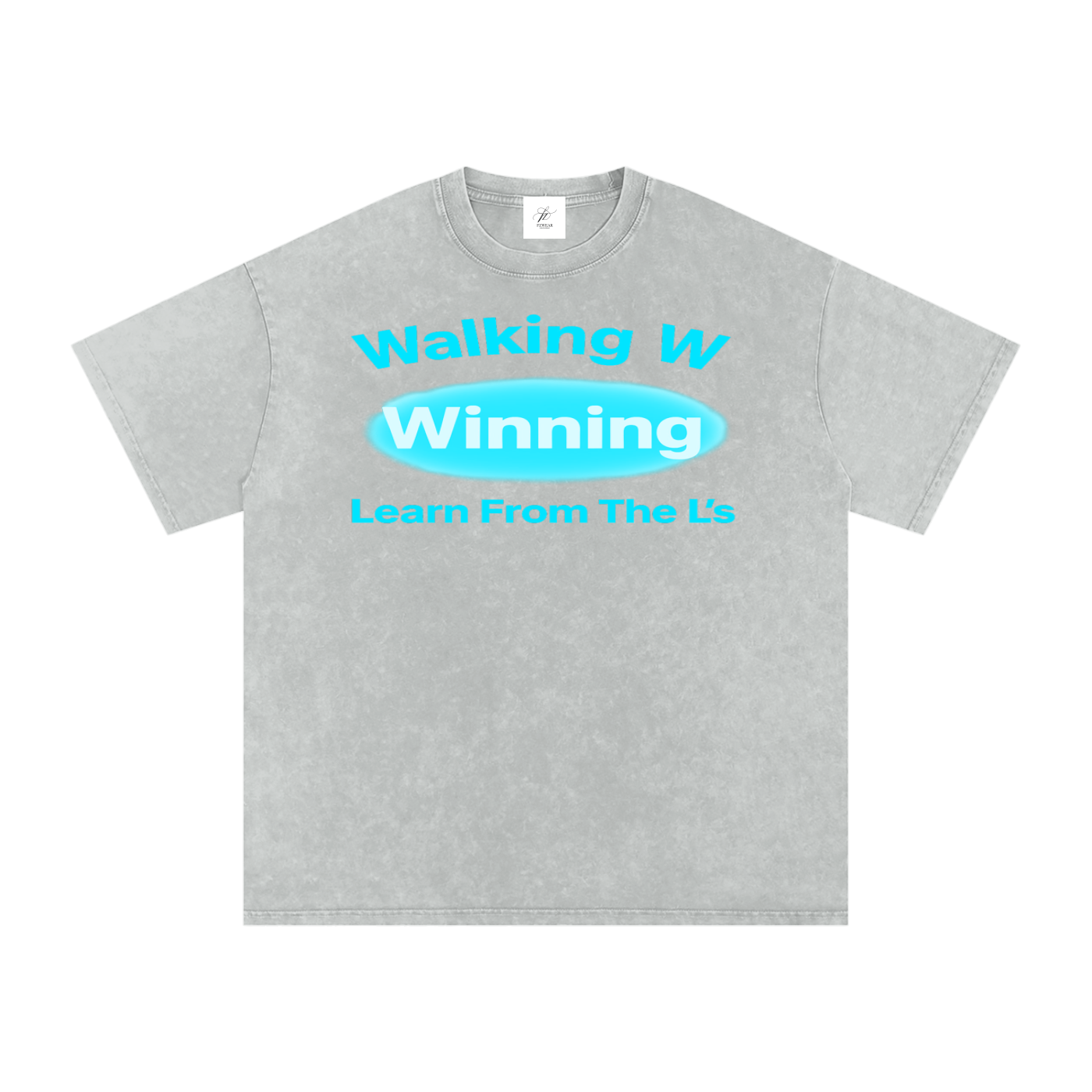 FZ Unisex Acid Wash Winning Oversize Tee