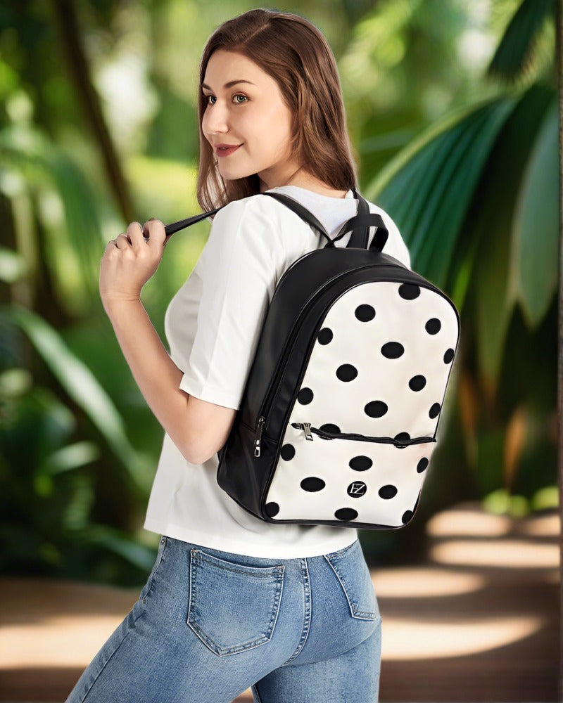 FZ WEAR DOT Classic Faux Leather Backpack - FZwear