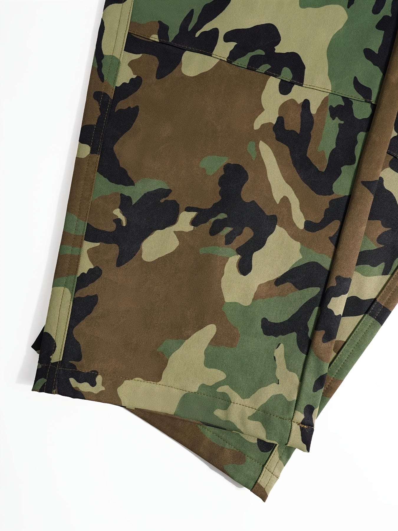 FZ Women's Camo Print Casual Street Style Elastic Waist Cargo Pants