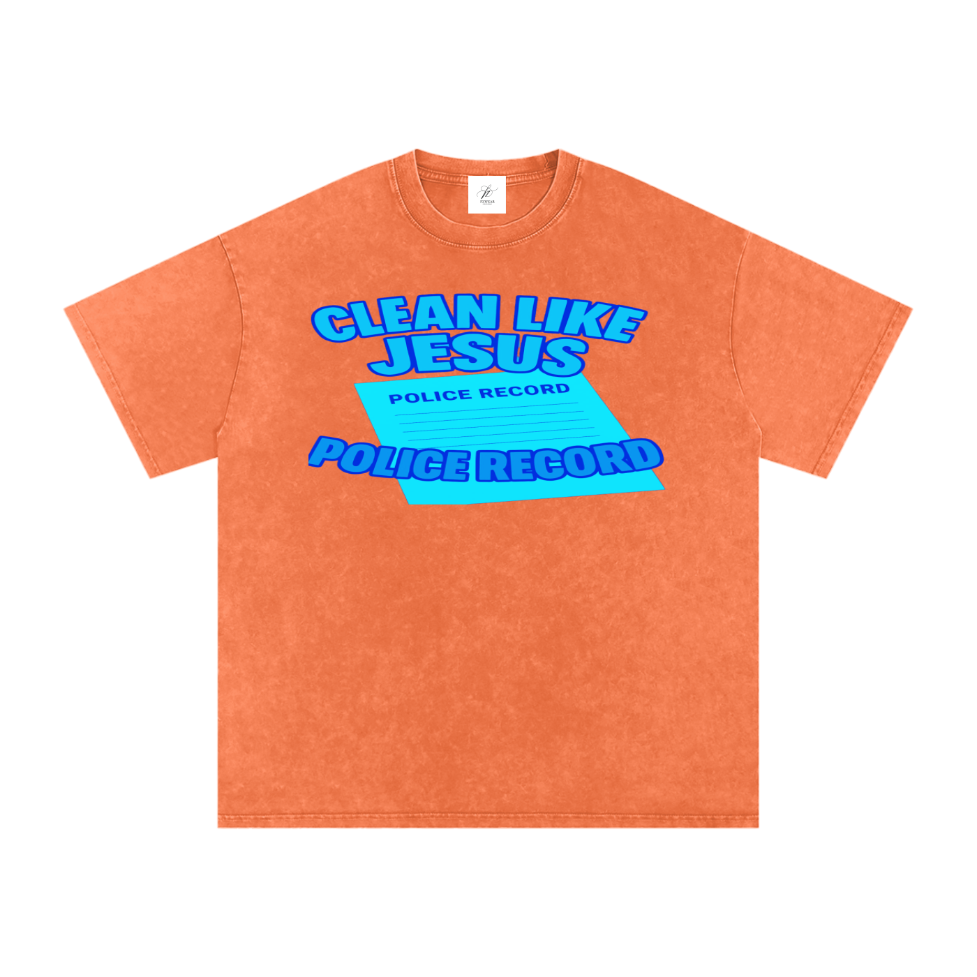 FZ Unisex Acid Wash Oversize Tee