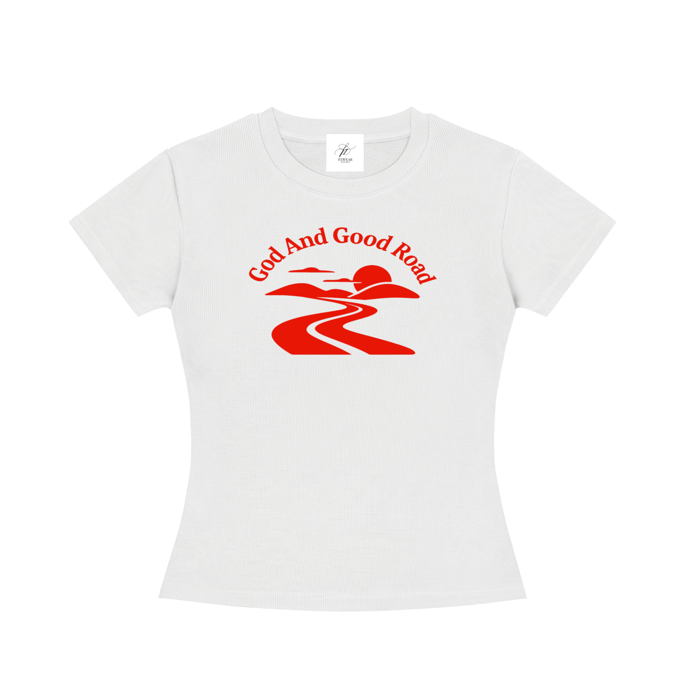 FZ Women's Slim Fit Crewneck Good Road Tee