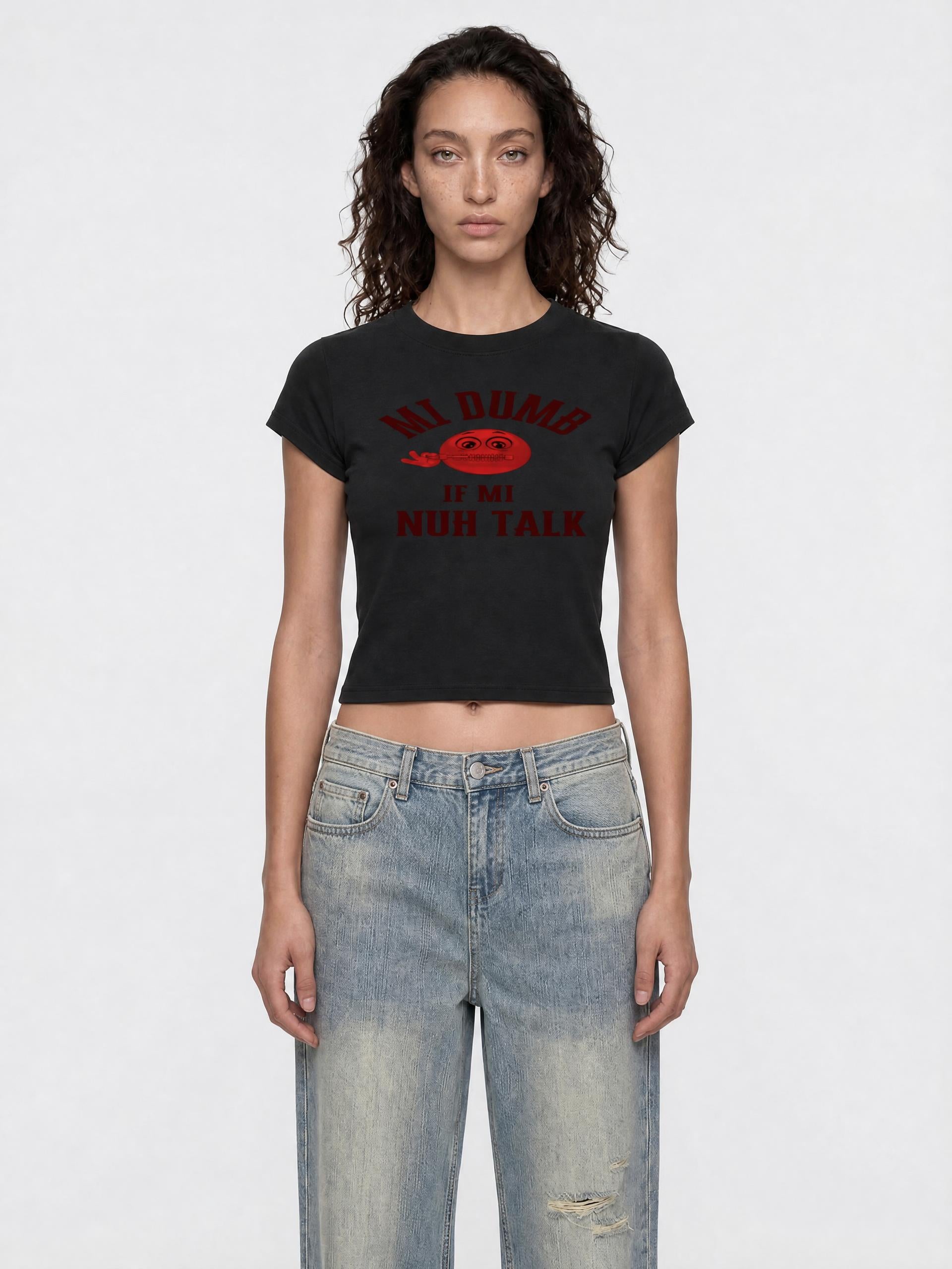 FZ Women's Slim-Fit Cropped Tee