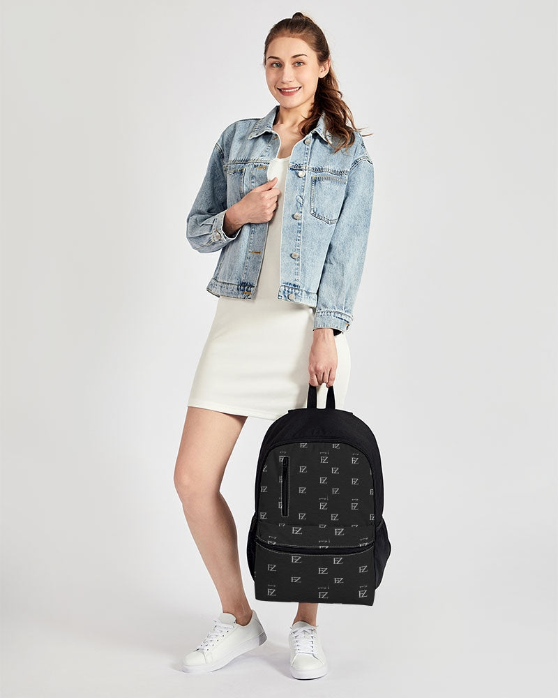 FZ ORIGINAL ZONE Duo-Zip Front Canvas Backpack - FZwear