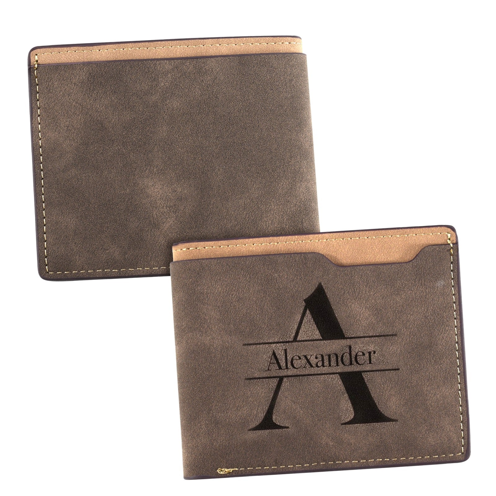 FZ Custom Engraved No Zipper Wallet