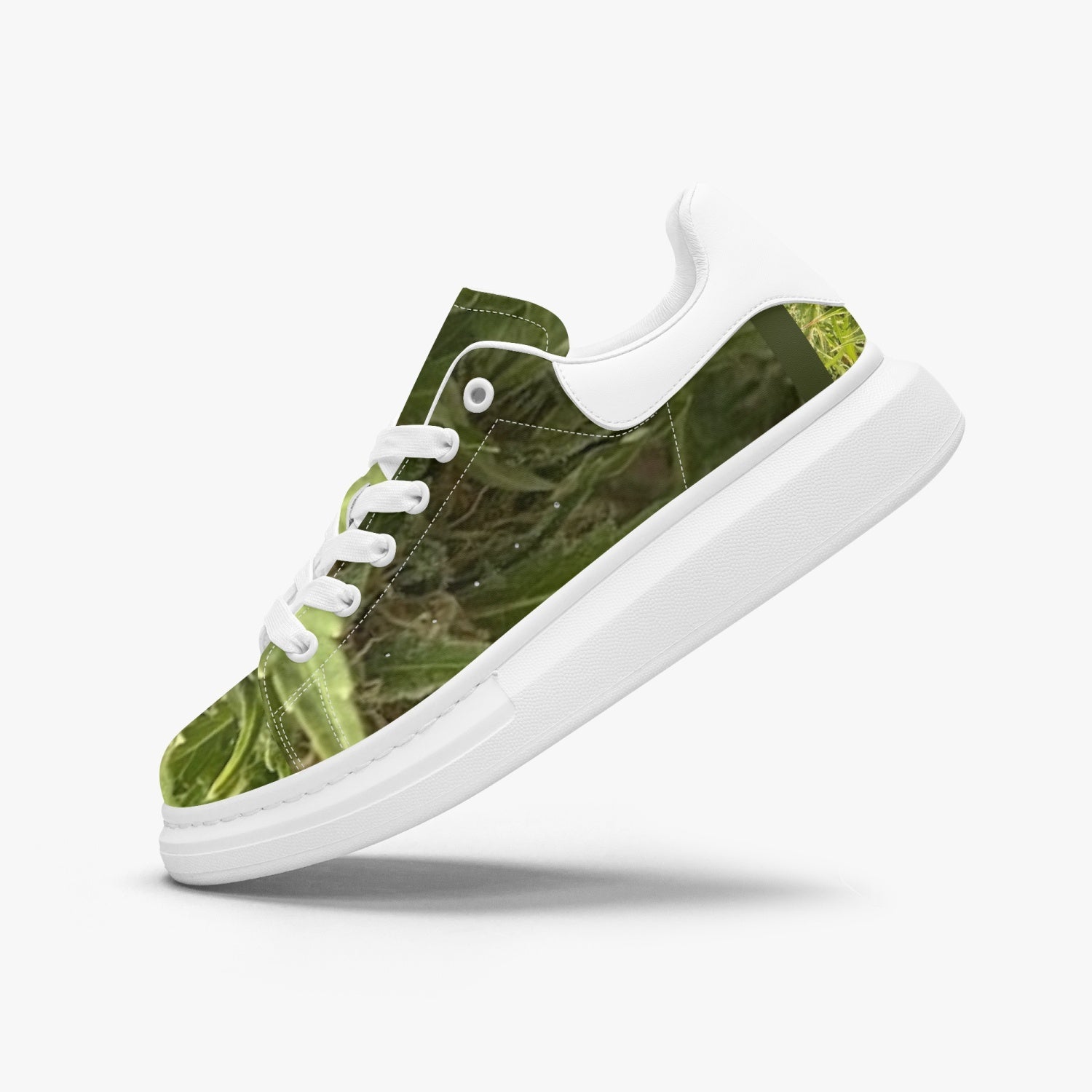 FZ Unisex Weed Leather Oversized Sneakers - FZwear