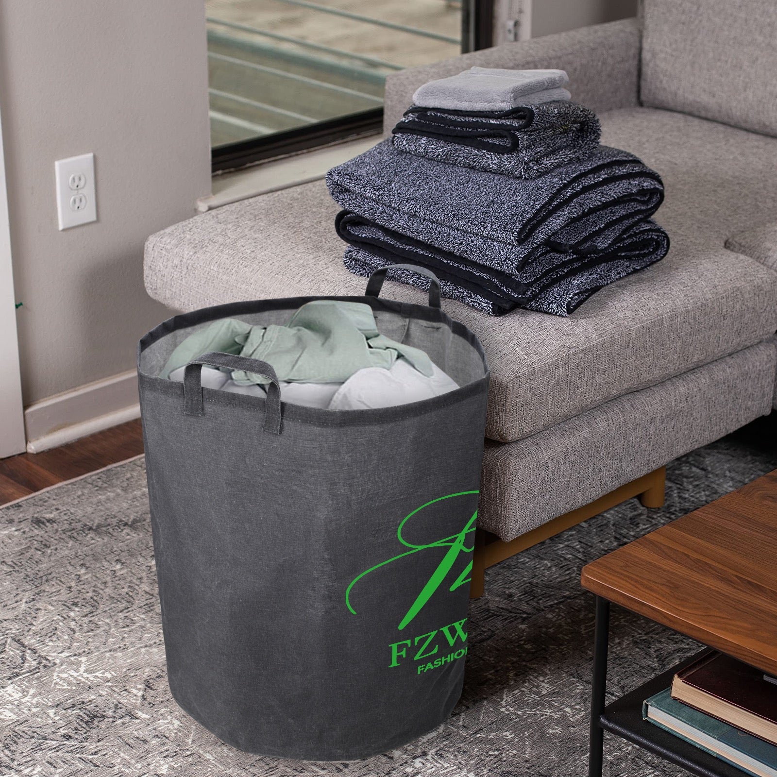 FZ Foldable Round Laundry Basket