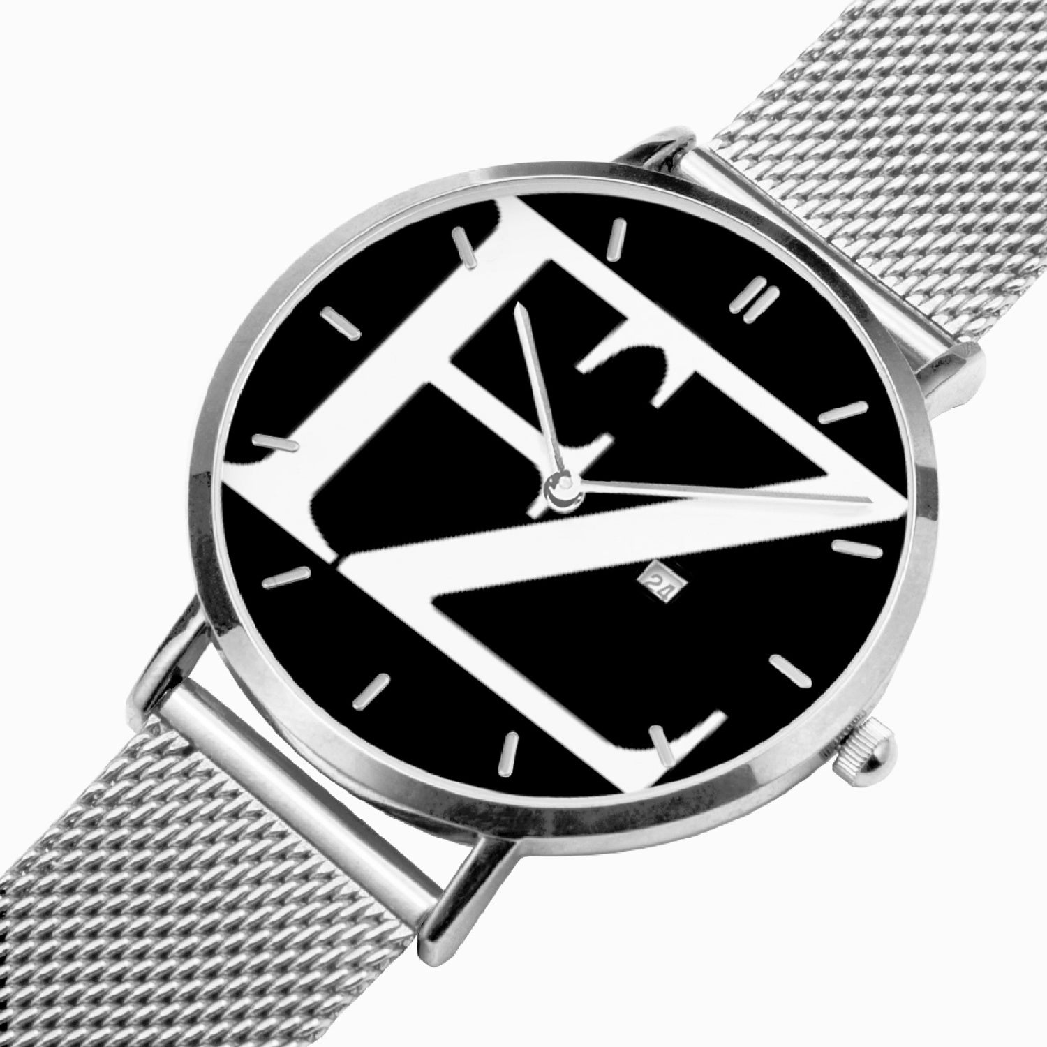 FZ Unisex Stainless Steel Perpetual Calendar Quartz Watch With Indica fz-unisex-stainless-steel-perpetual-calendar-quartz-watch-with-indica