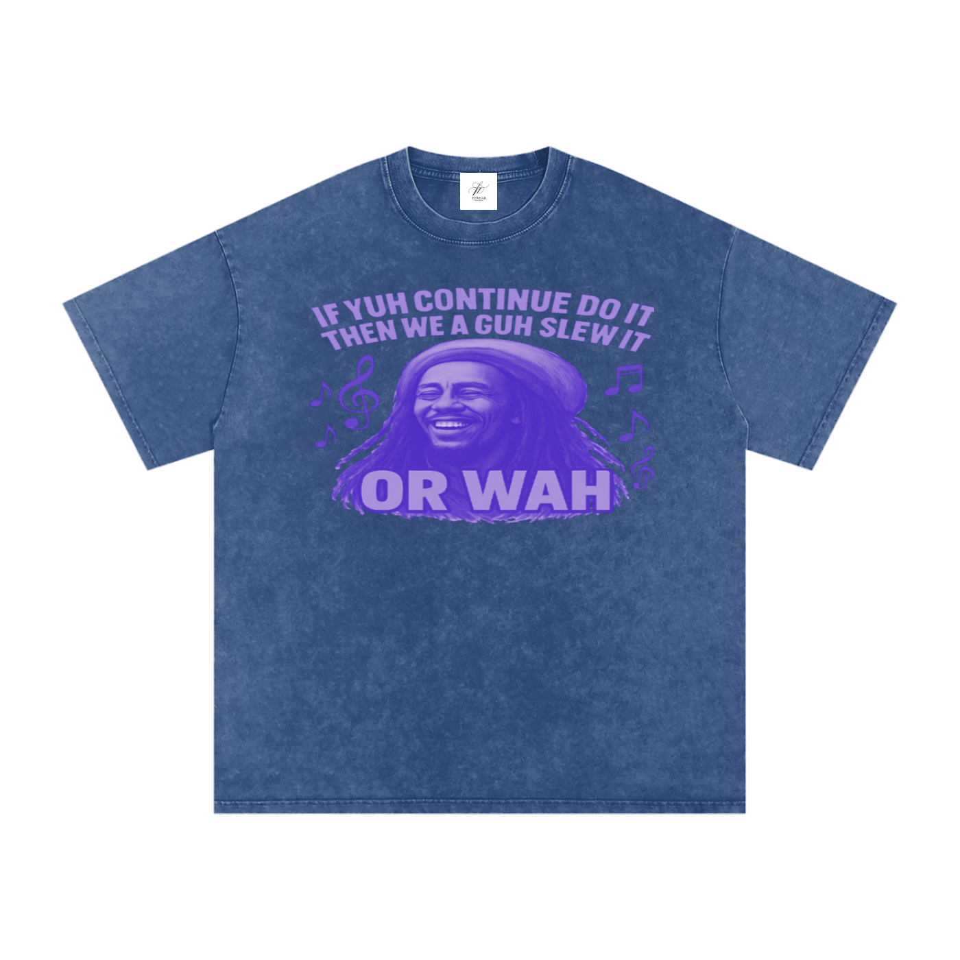 FZ Unisex Acid Wash Oversize Tee