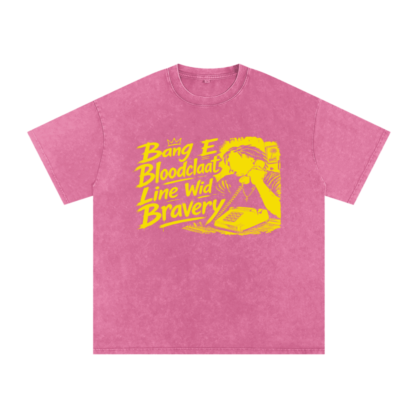 FZ Unisex Snow Washed Oversized Banga Cotton Tee